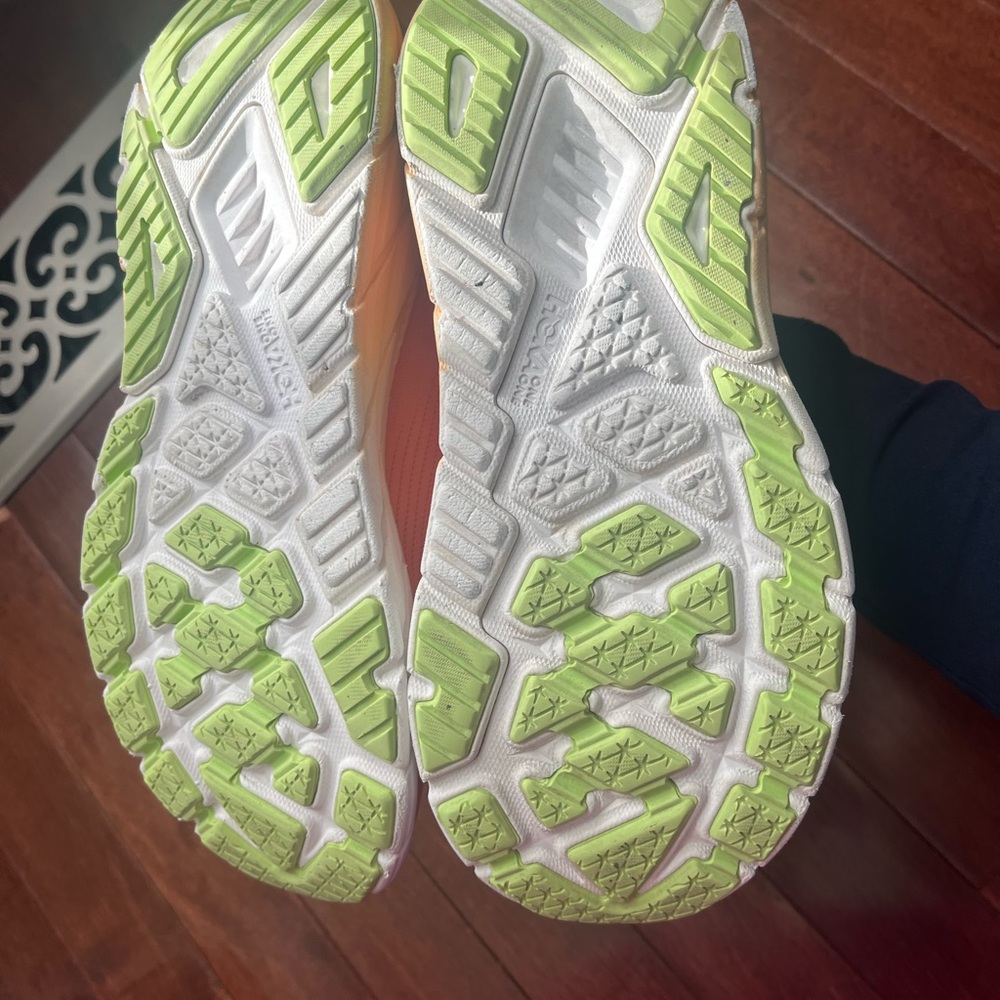 Hoka Women's Orange Running Shoes - Picture 6 of 9